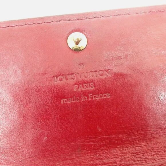 LOUIS VUITTON Vernis Portefeiulle Sarah wallet oversized contintental leather - Picture 12 of 13